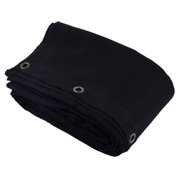 Stairville Curtain 160g/m² 3.0x5.0m Bk