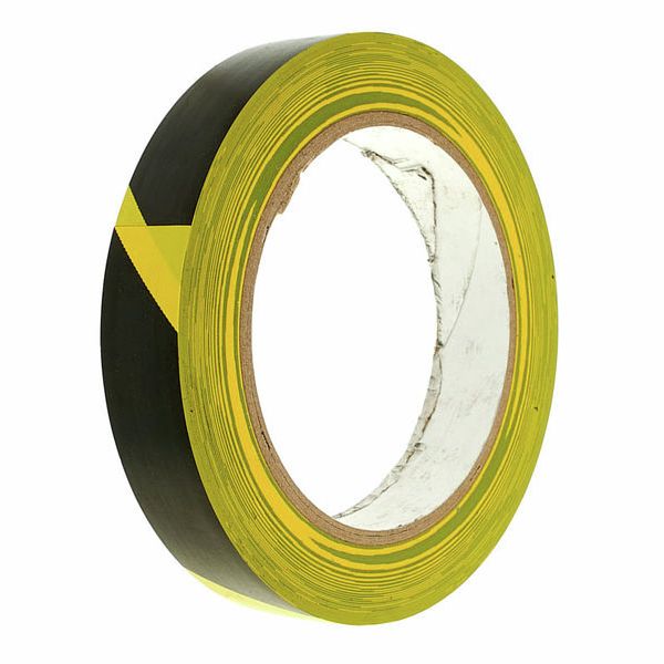 Stairville Warning Tape 19 Black/Yellow