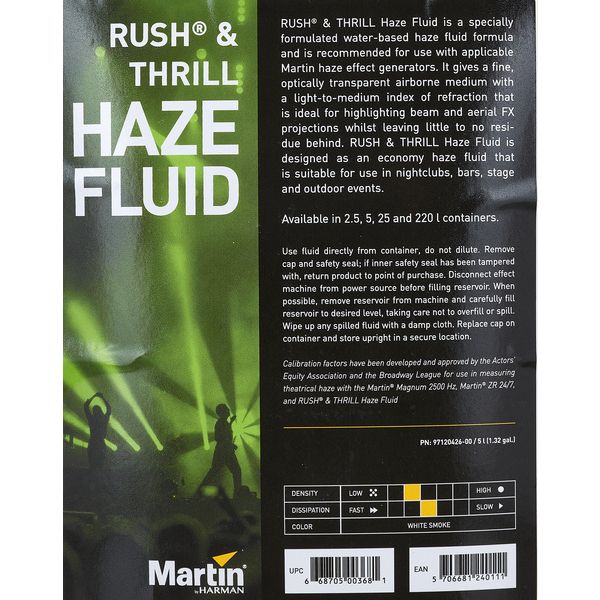JEM Rush & Thrill Haze Fluid 5l