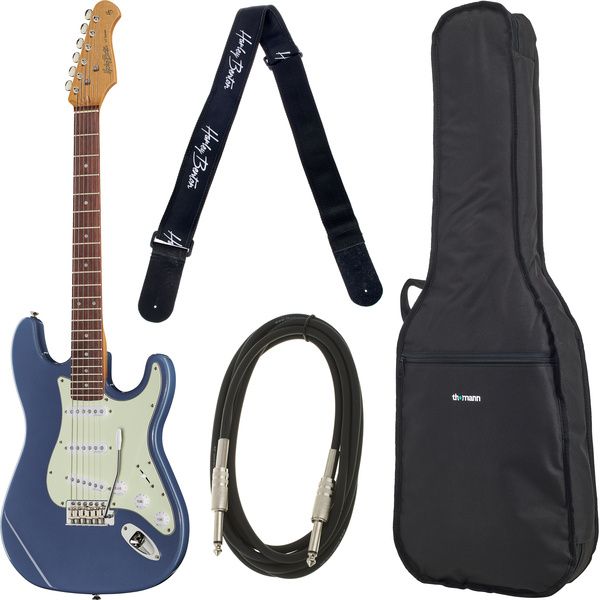 Harley Benton ST-62CC RW LPB Blue Bundle