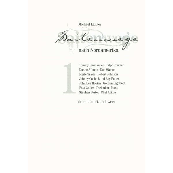Edition Dux Saitenwege Nordamerika 1