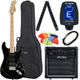Squier Sonic Strat HSS Black Set