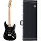 Squier Sonic Strat HSS Black Bundle